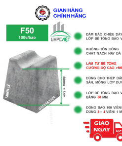 Viên Kê Bê Tông Cường Độ Cao – UHPC F50 (100v/bao)