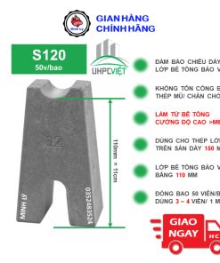 Viên Kê Bê Tông UHPC S120 (50v) Cường Độ Cao