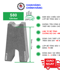 Viên Kê Bê Tông UHPC S80 (120v) Cường Độ Cao