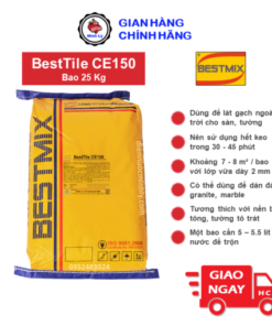 Bao 25Kg Keo Dán Gạch Ngoại Thất BestTile CE150