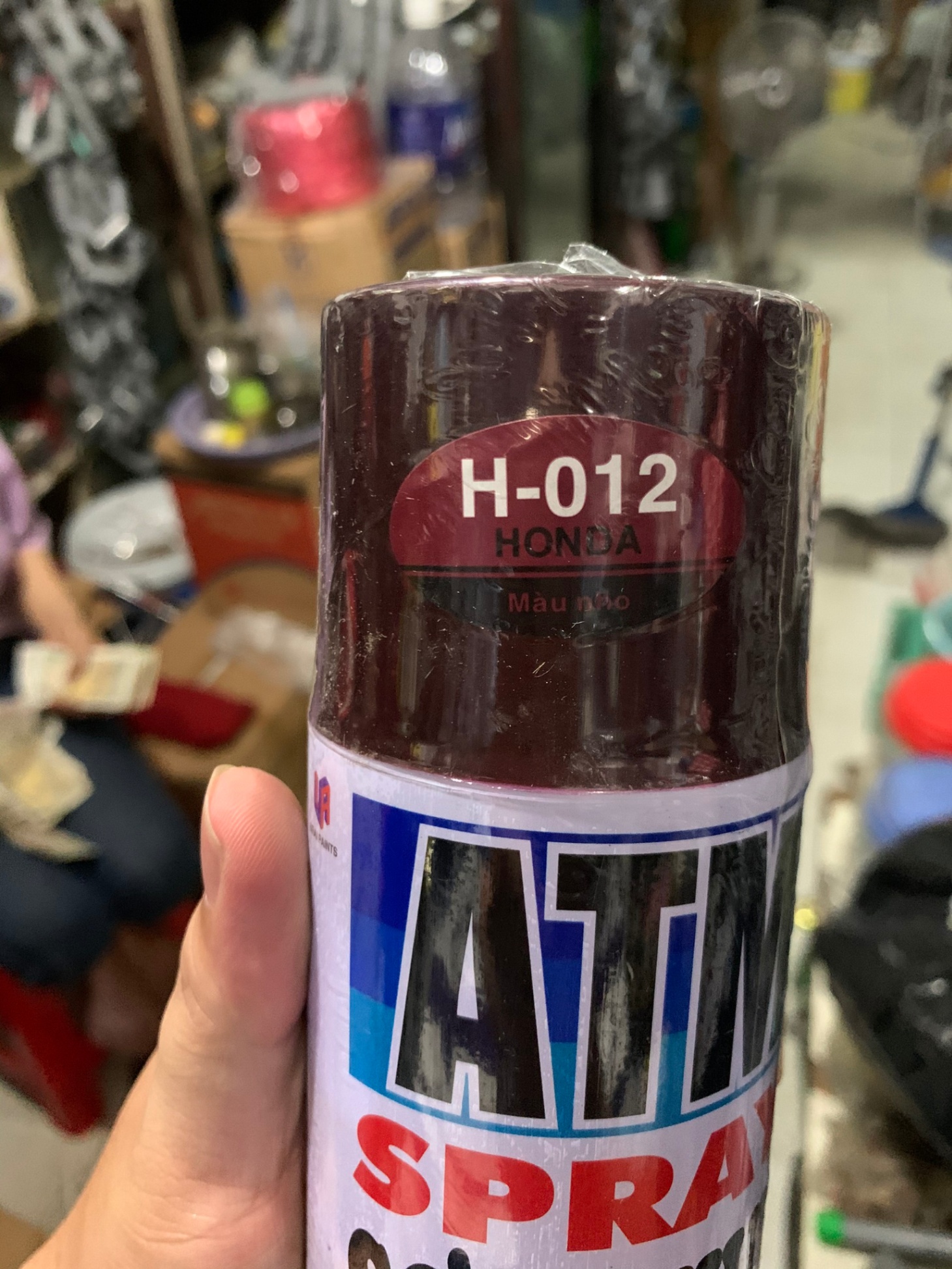 Sơn Phun Màu Nho H-012 Honda Dream Sơn Xịt ATM Spray (400ml/chai)